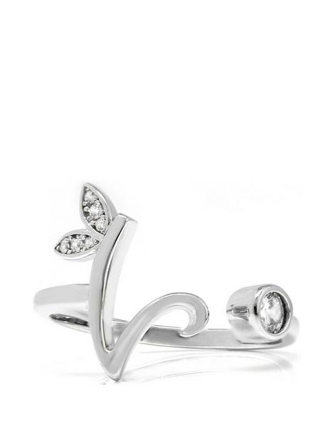 say-it-with-diamonds-adjustable-winged-initial-ring-sterling-silver