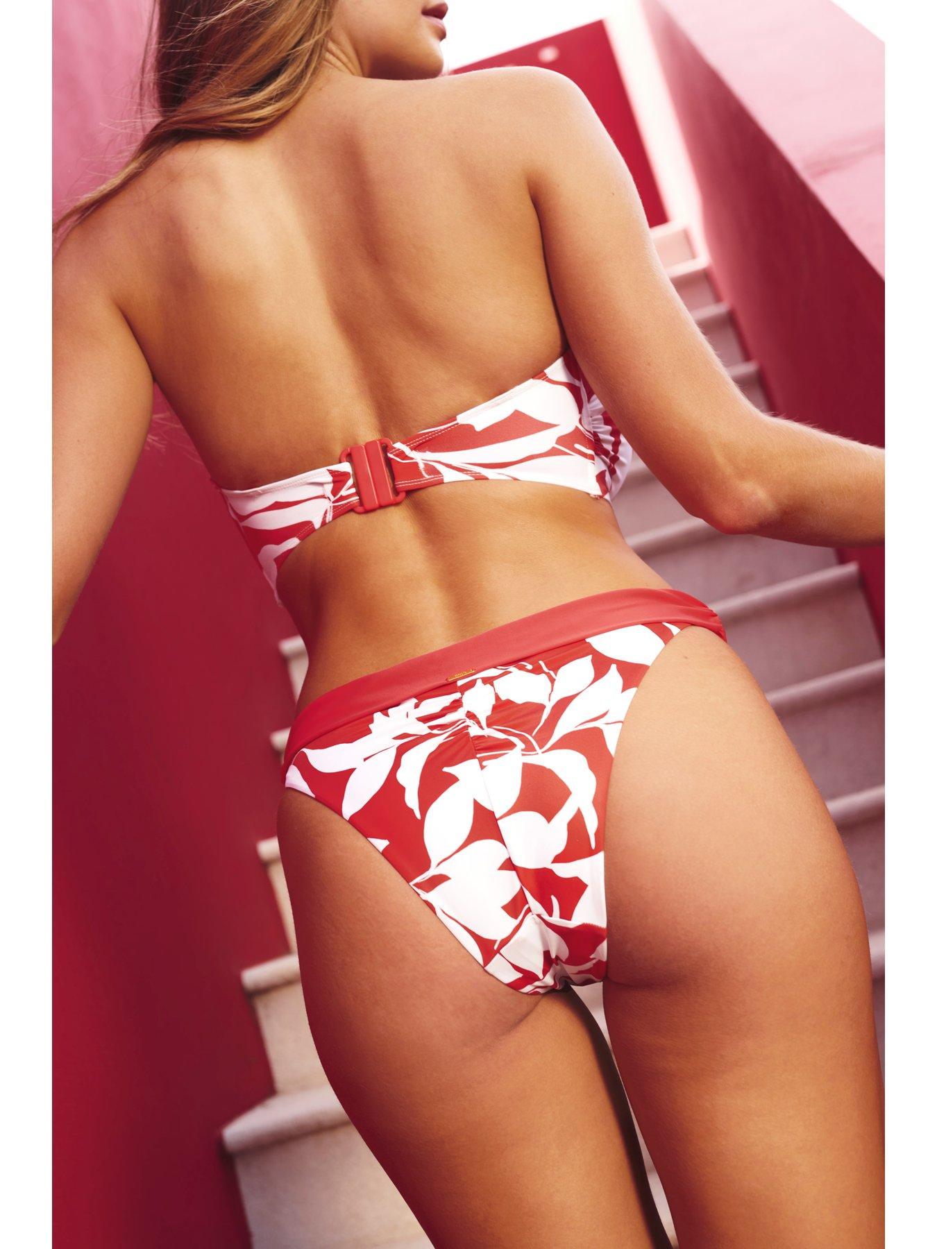 stillFront image of panache-oasis-moulded-bandeau-bikini-top-botanical--nbspred