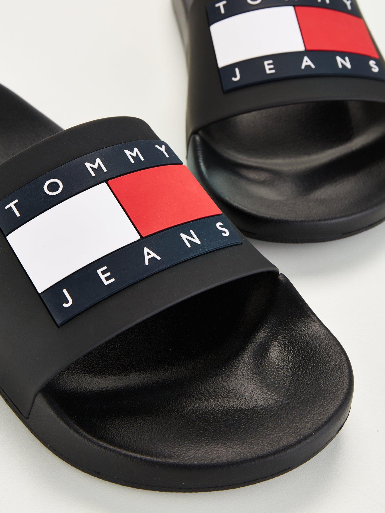  image of tommy-jeans-pool-slide-ess-black
