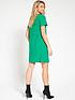  image of everyday-textured-pocket-detail-shift-mini-dress-green