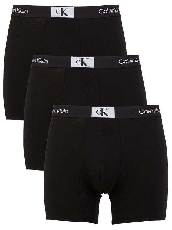 Calvin Klein 3Pk Boxer Briefs - Black | littlewoods.com
