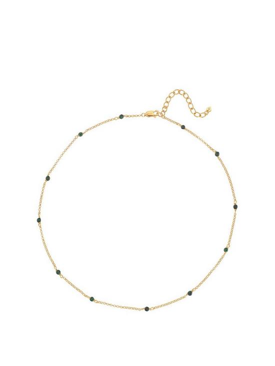 front image of hot-diamonds-hd-x-jj-revive-malachite-necklace-40-45cm