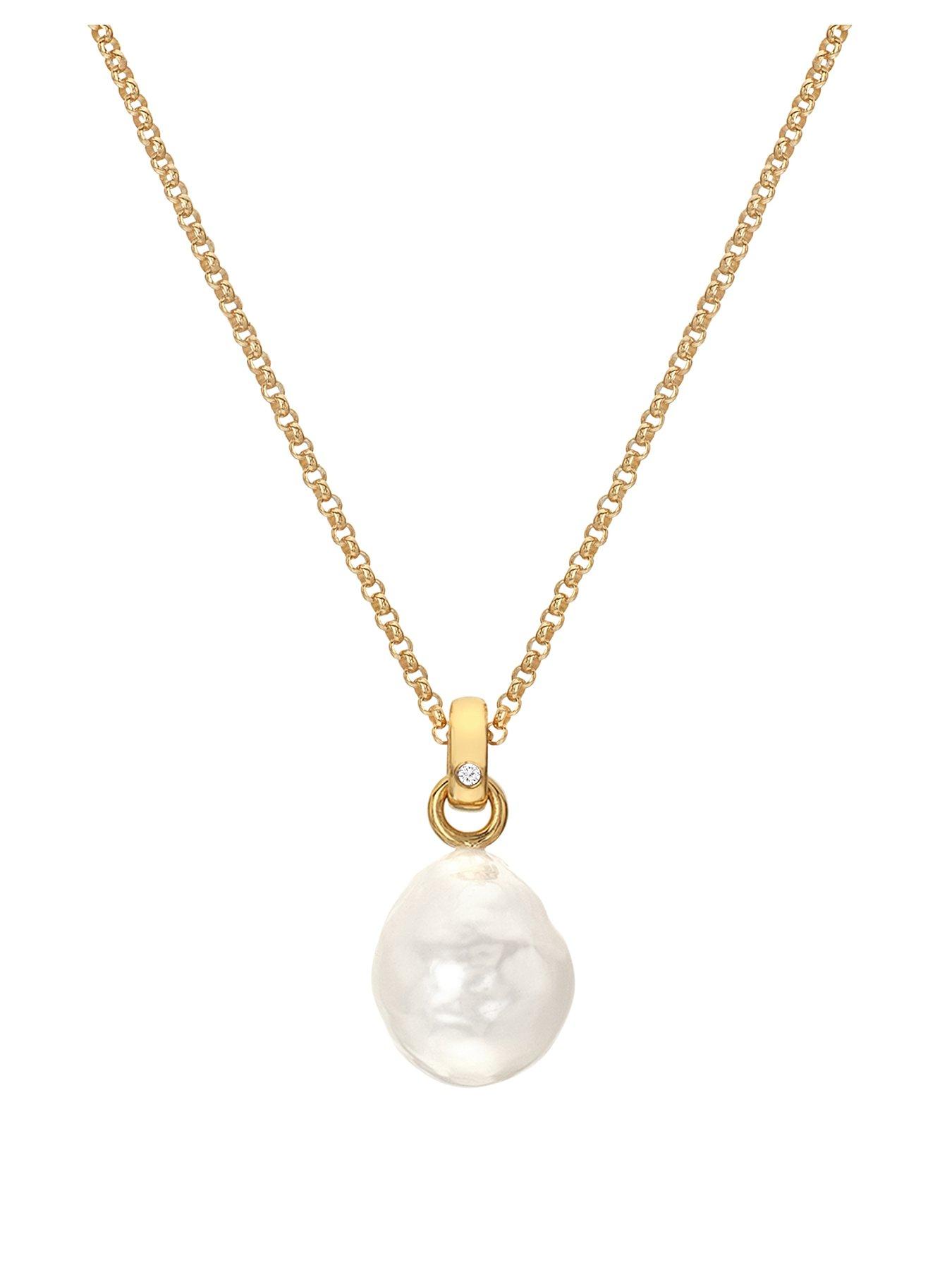  image of hot-diamonds-hd-x-jj-calm-pearl-pendant