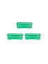 image of wham-set-of-3-green-crystal-plastic-storage-boxes-ndash-32-litres-each
