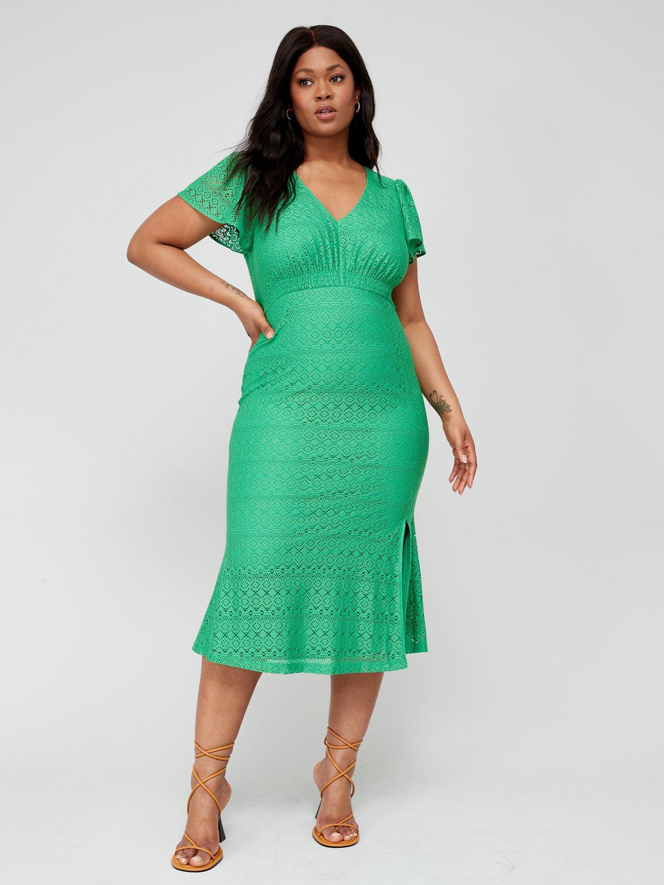 Littlewoods shop green dress