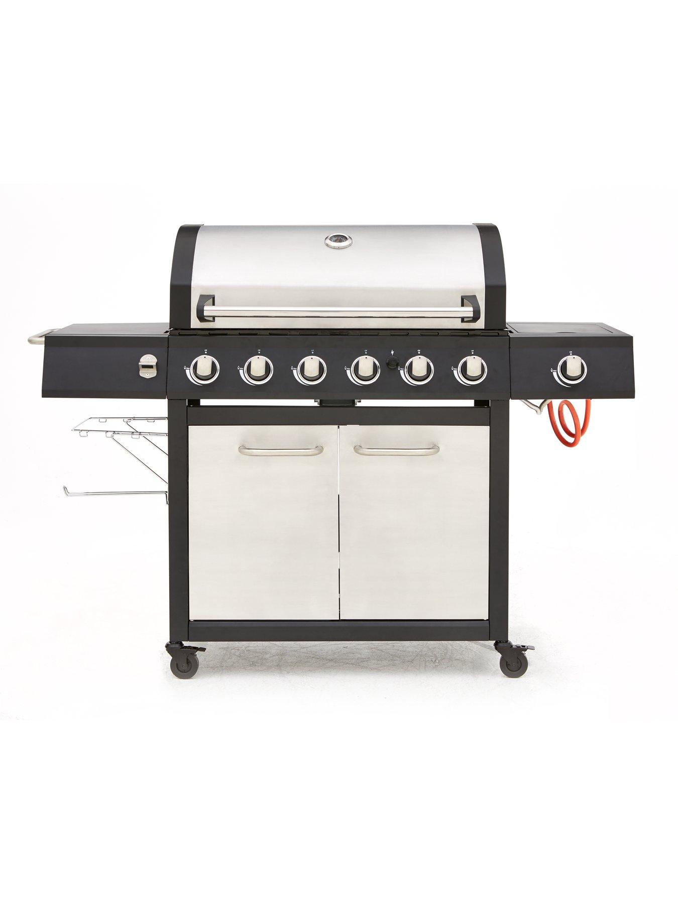 Image 2 of 6 of The Very Collection Premium Stainless Steel 6-Burner Gas BBQ