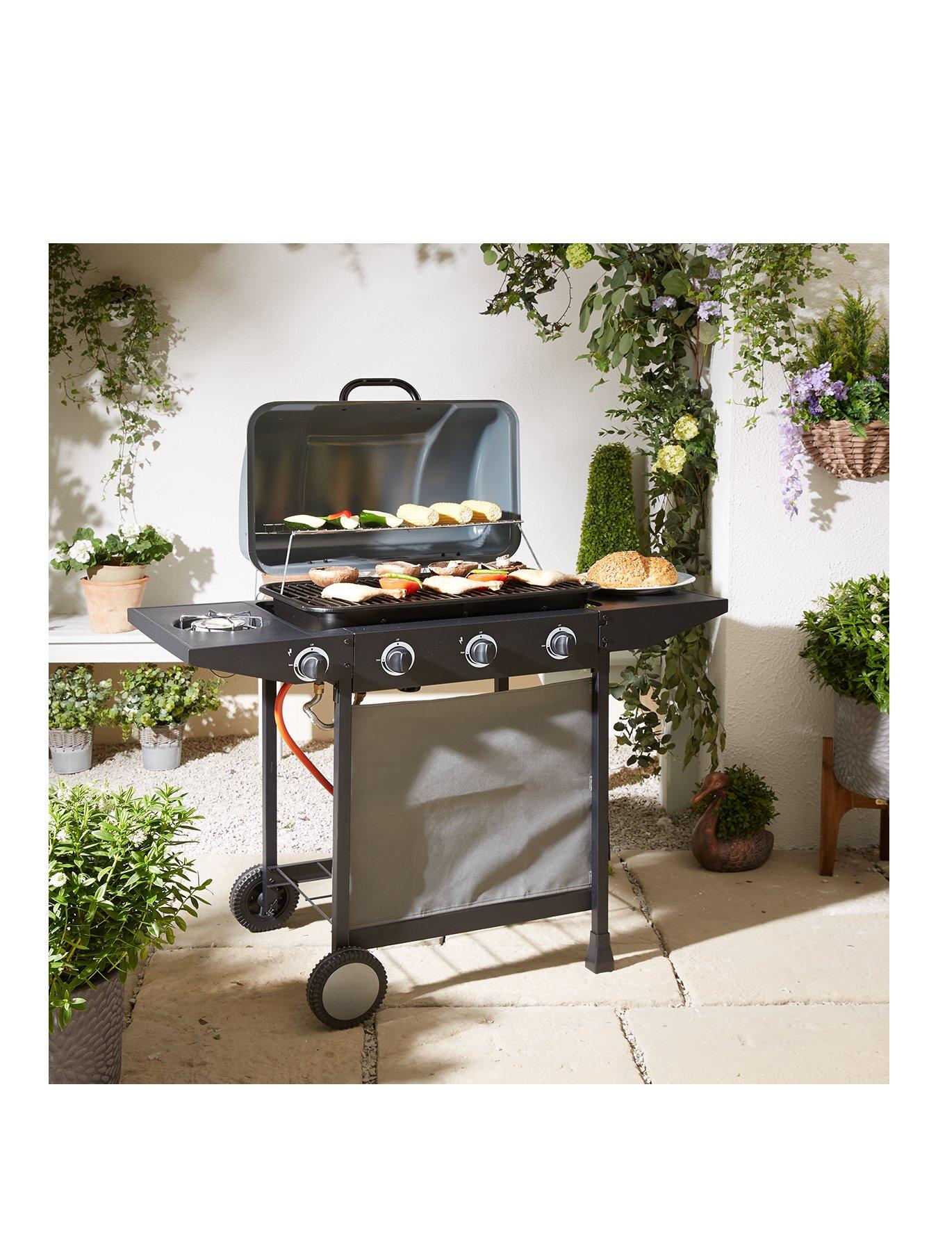 4 Burner Gas BBQ With Side Burner littlewoods