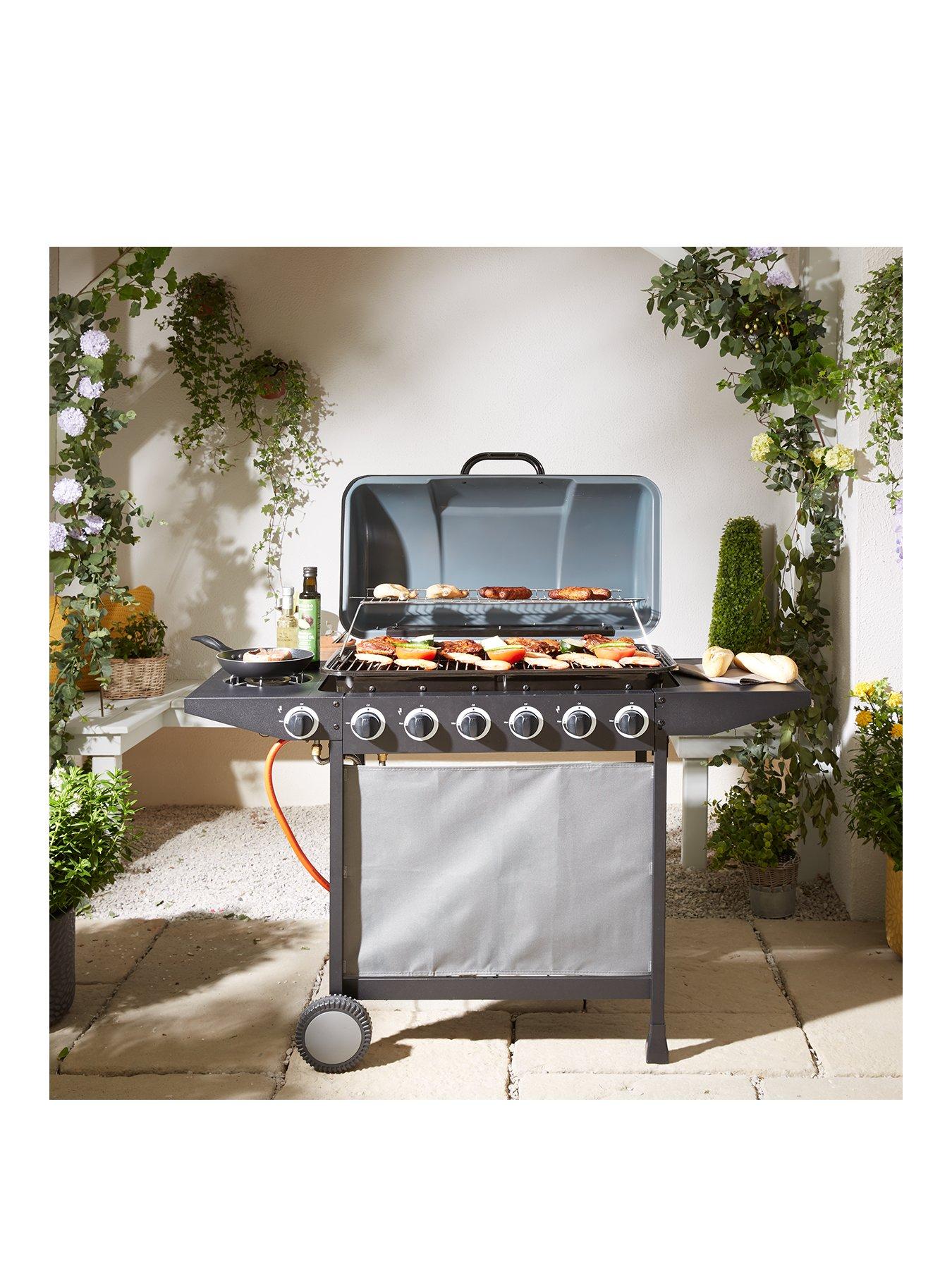 6 Burner Gas BBQ With Side Burner littlewoods