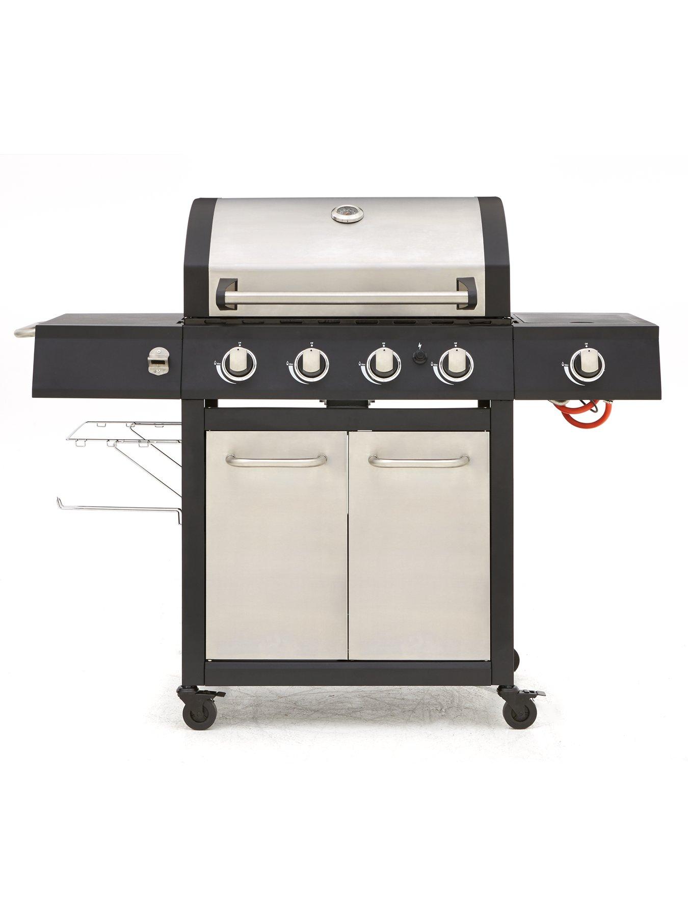 Image 2 of 5 of The Very Collection Premium Stainless Steel 4-Burner Gas BBQ