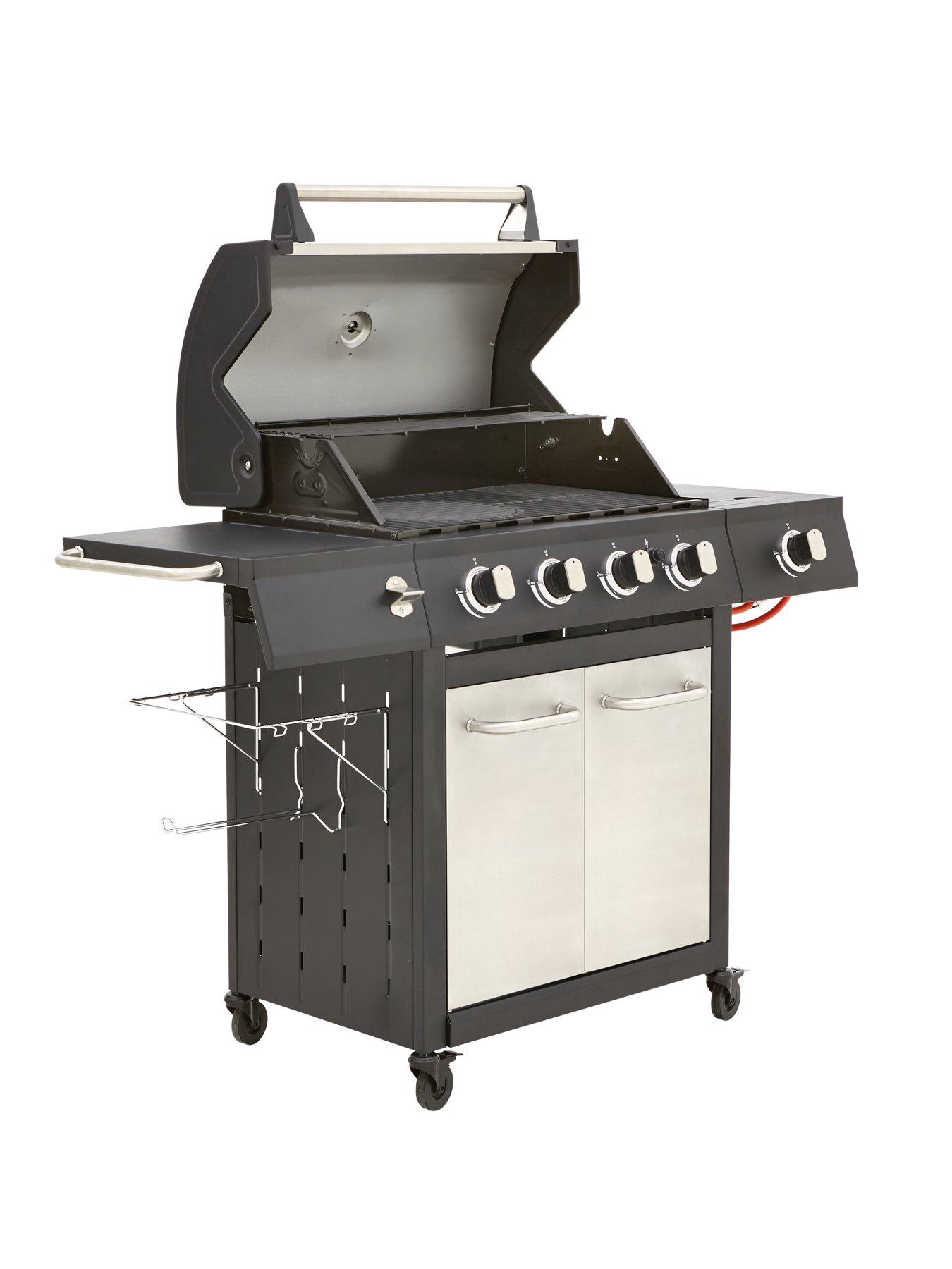 Image 3 of 5 of The Very Collection Premium Stainless Steel 4-Burner Gas BBQ