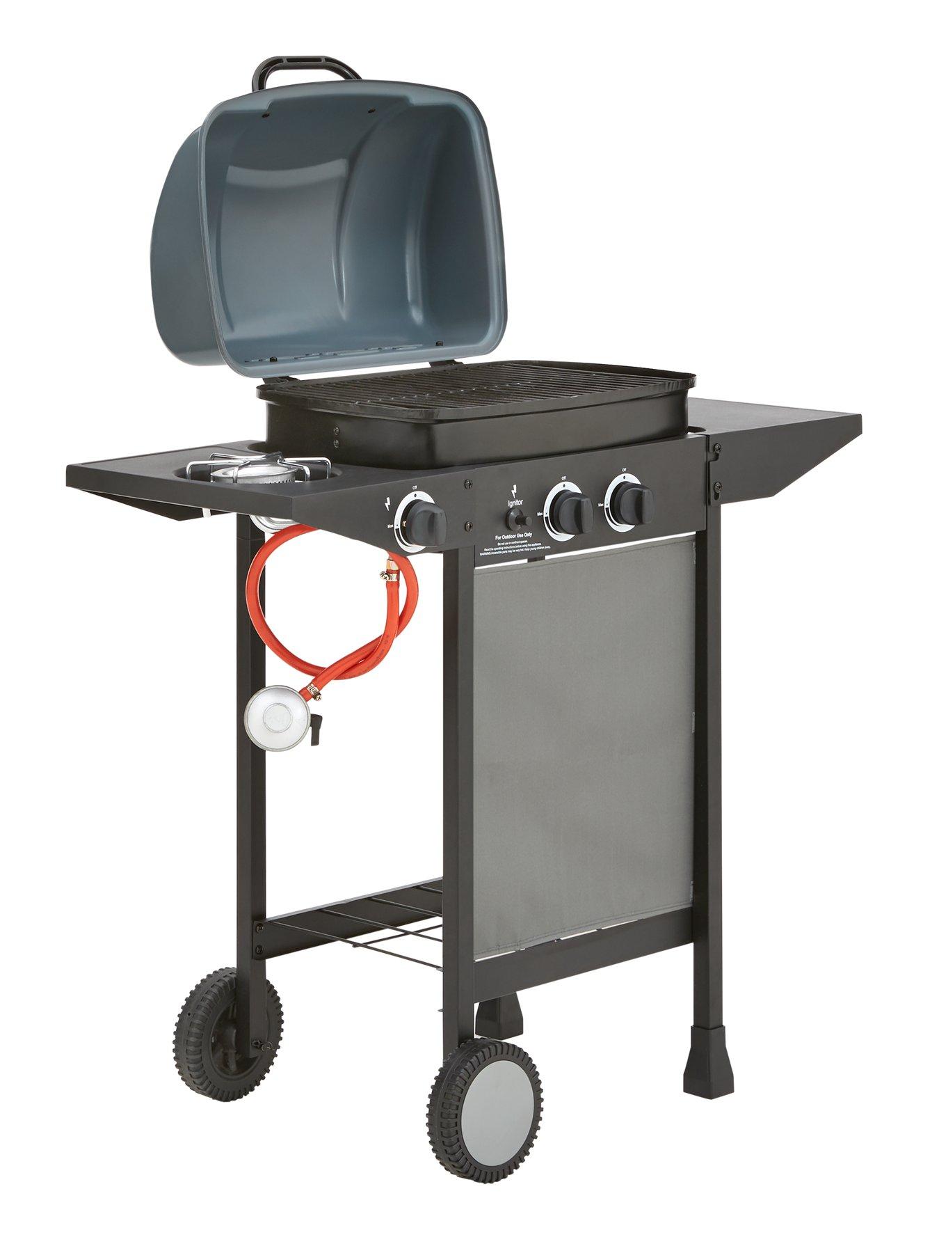 2 Burner Gas BBQ With Side Burner littlewoods