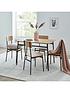  image of very-home-livvy-110-cmnbspdining-table-4-chairs