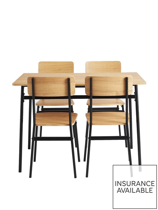 stillFront image of very-home-livvy-110-cmnbspdining-table-4-chairs