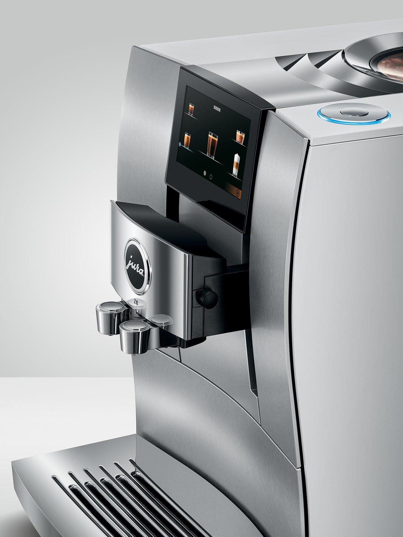 Jura Z10 15360 Bean To Cup Coffee Machine Aluminium White