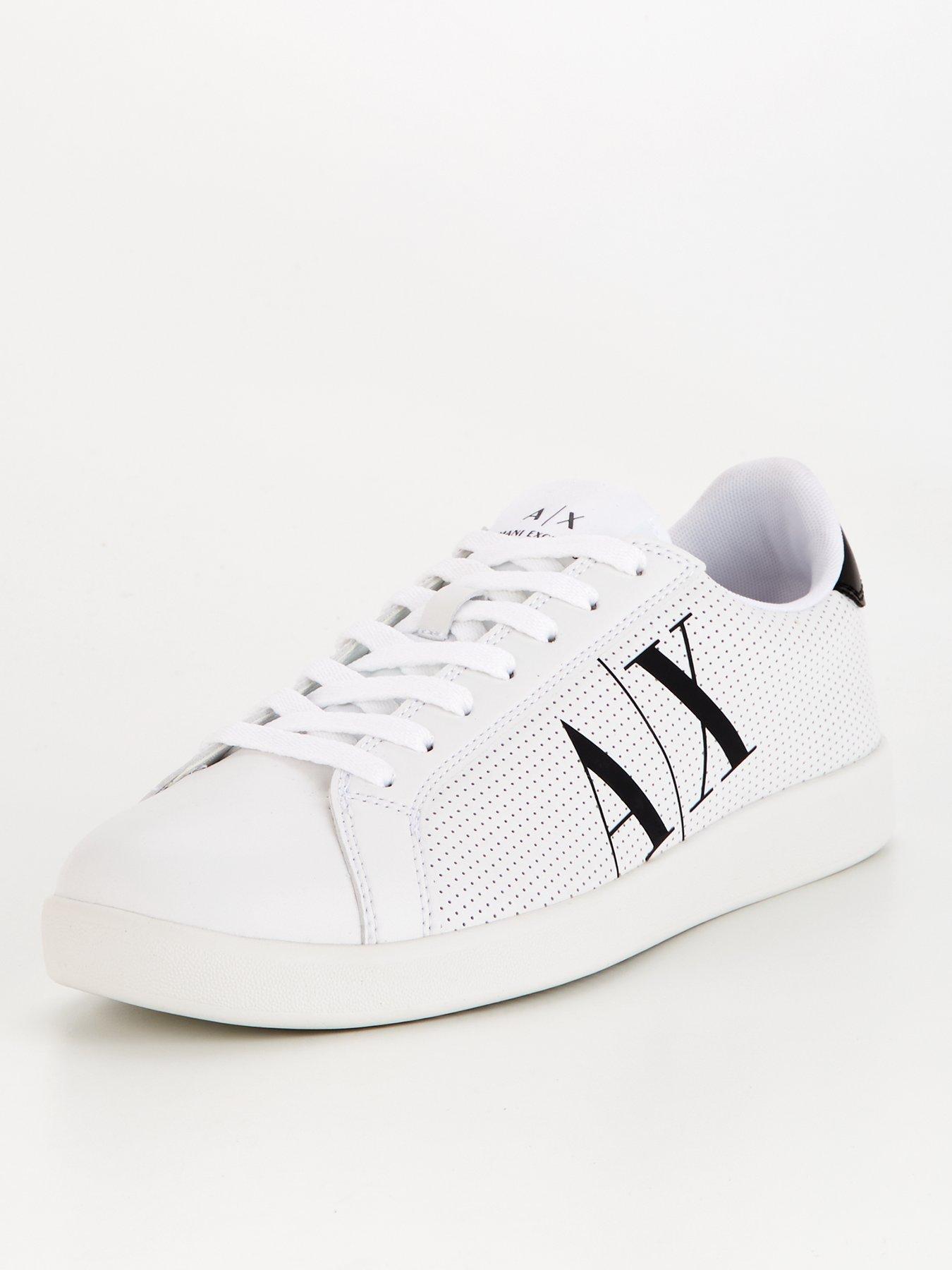 Armani leather trainers sale