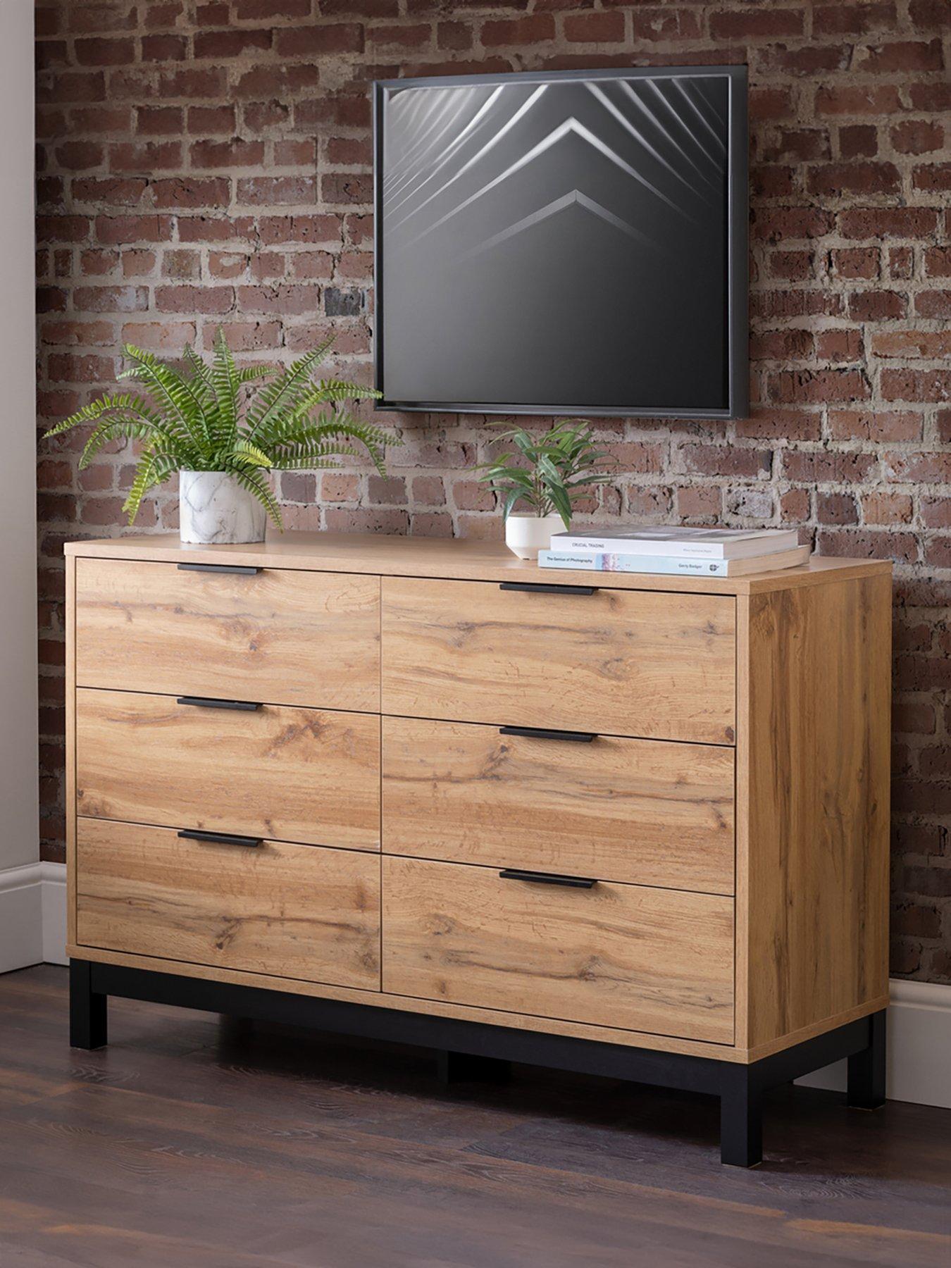 Julian Bowen Bali 6 Drawer Wide Chest