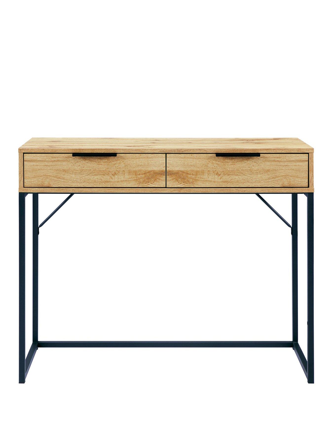  image of julian-bowen-bali-2-drawer-dressing-tabledesk