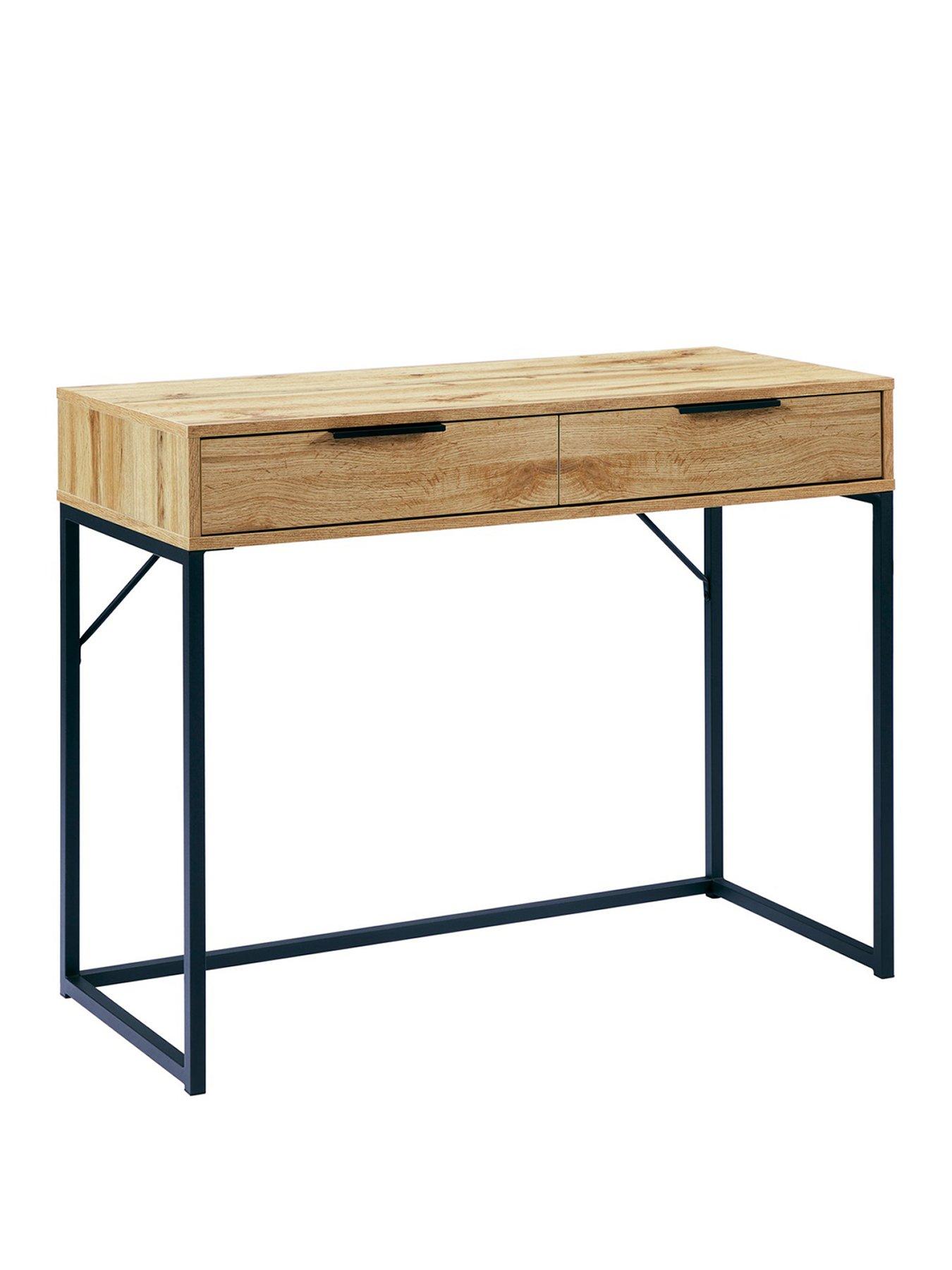  image of julian-bowen-bali-2-drawer-dressing-tabledesk