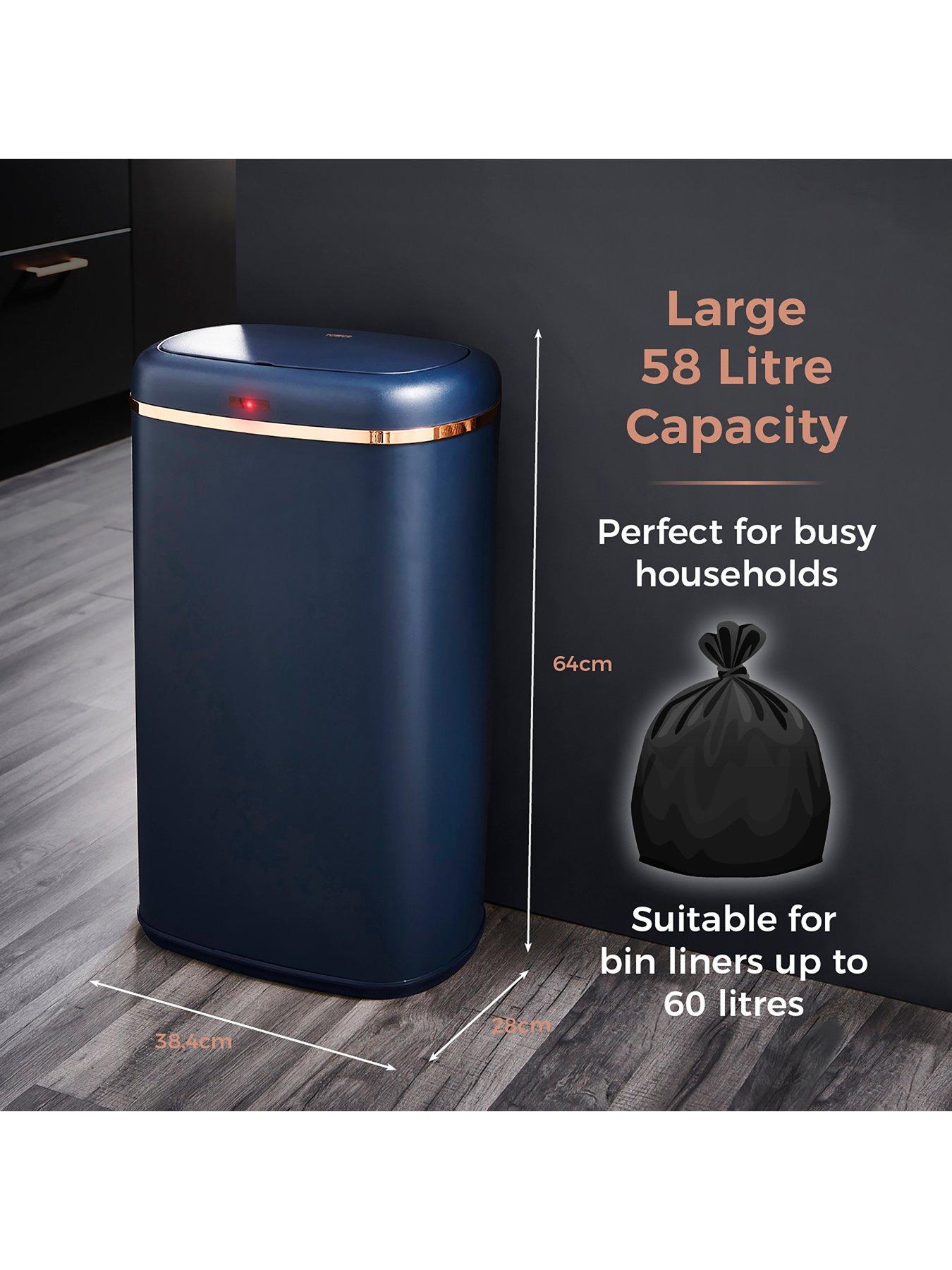  image of tower-cavaletto-58-litre-sensor-bin-ndash-blue