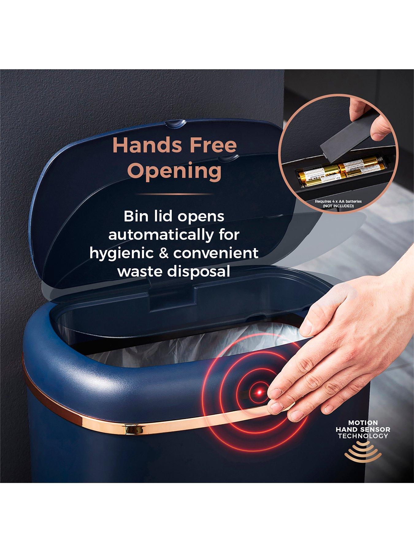  image of tower-cavaletto-58-litre-sensor-bin-ndash-blue