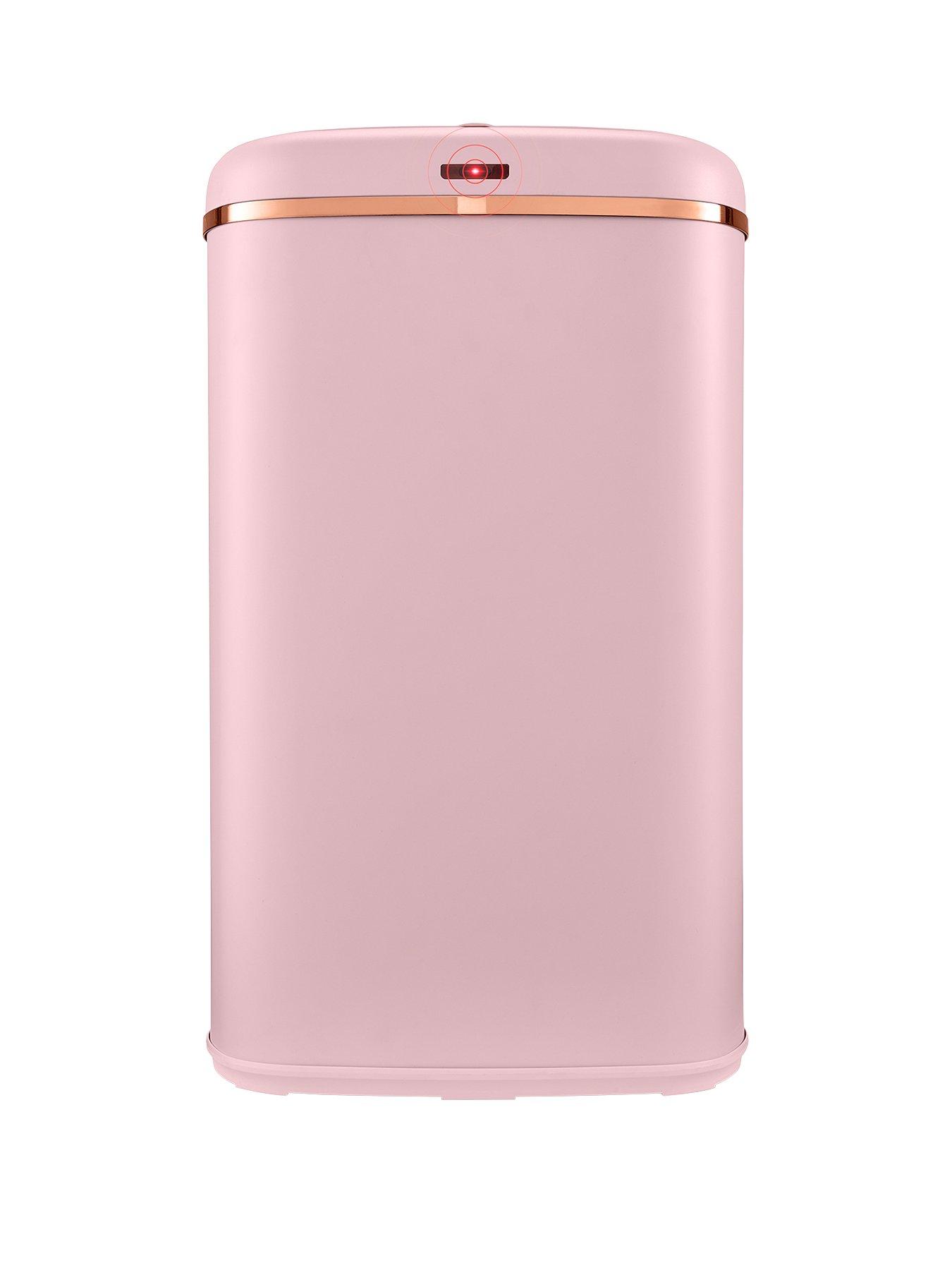 tower-cavaletto-58-litre-sensor-bin-ndash-pink