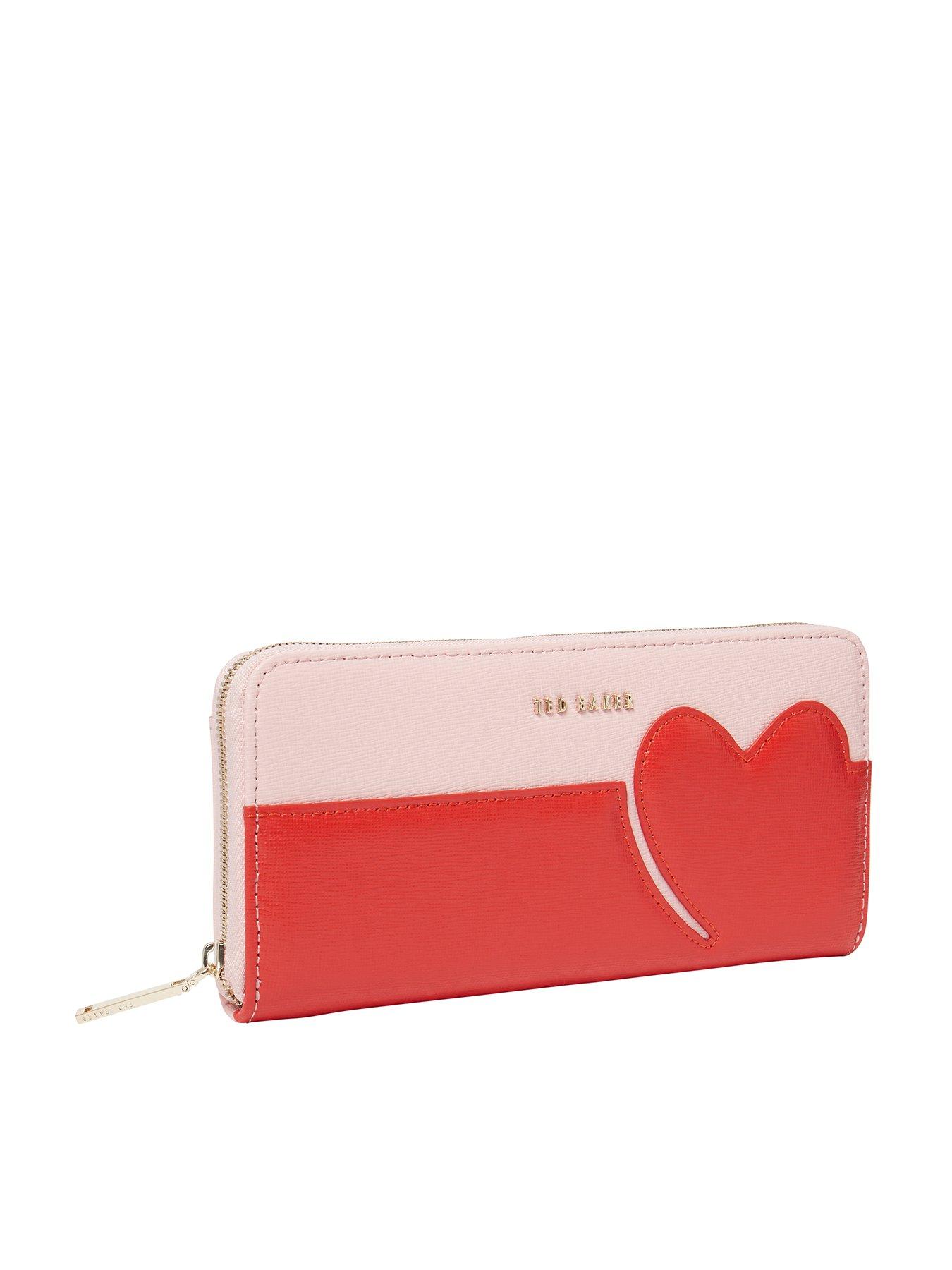  image of ted-baker-hunieh-heart-zip-around-purse