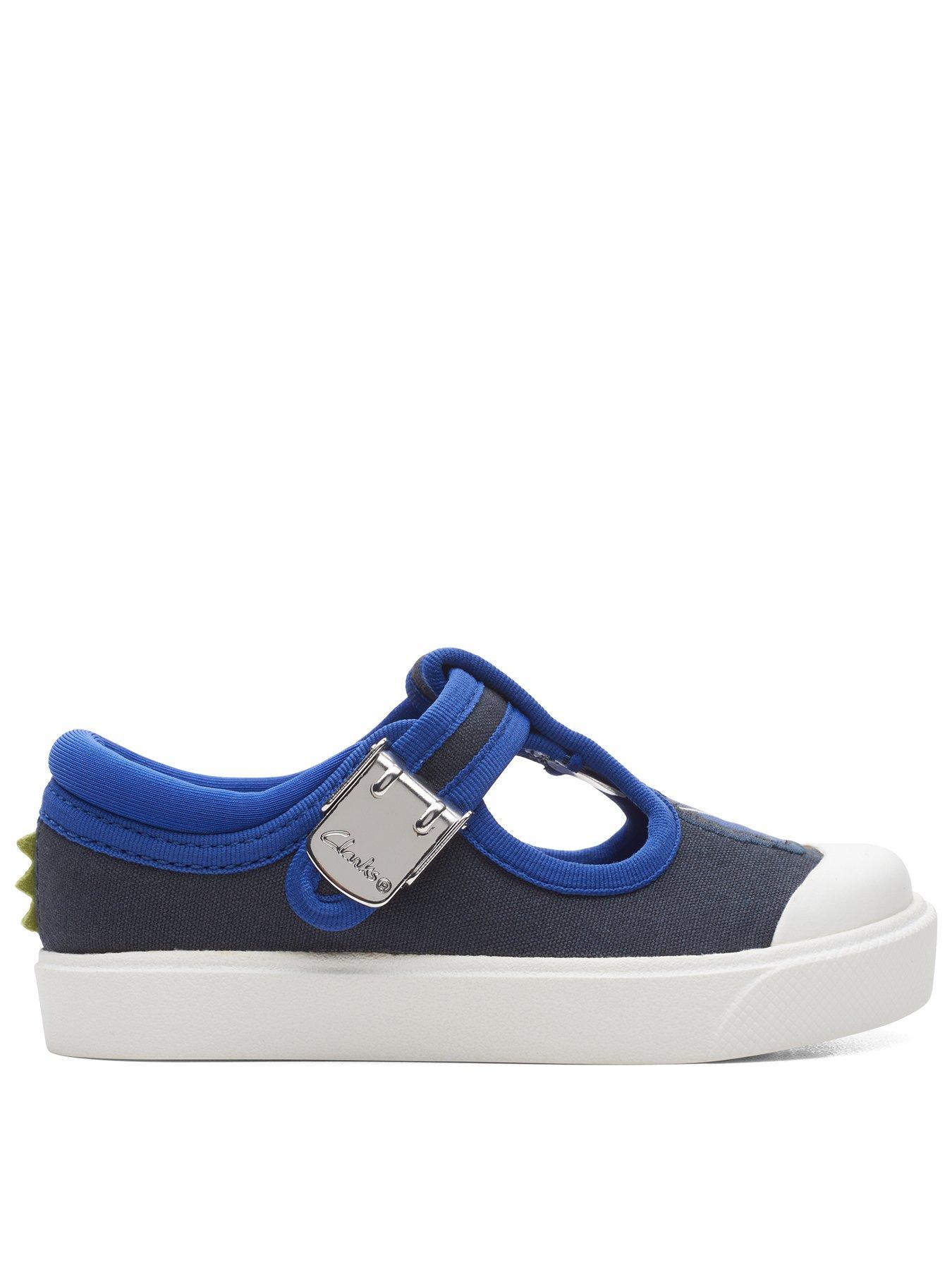 clarks toddler canvas shoes