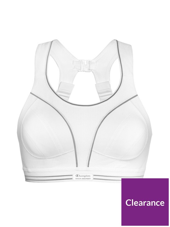 front image of shock-absorber-ultimate-run-bra-white