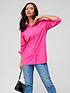  image of only-cotton-loose-fit-shirt-pink