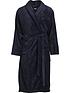  image of dkny-colts-fleece-dressing-gown-navy