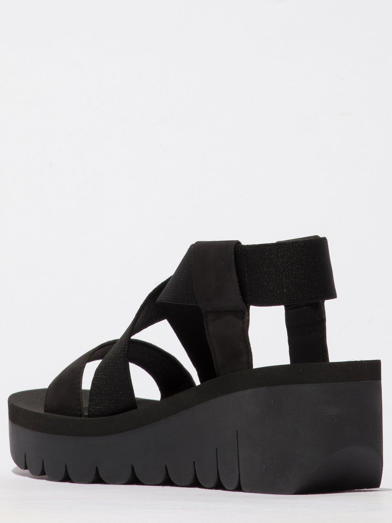 Cupido Wedge Sandal Black