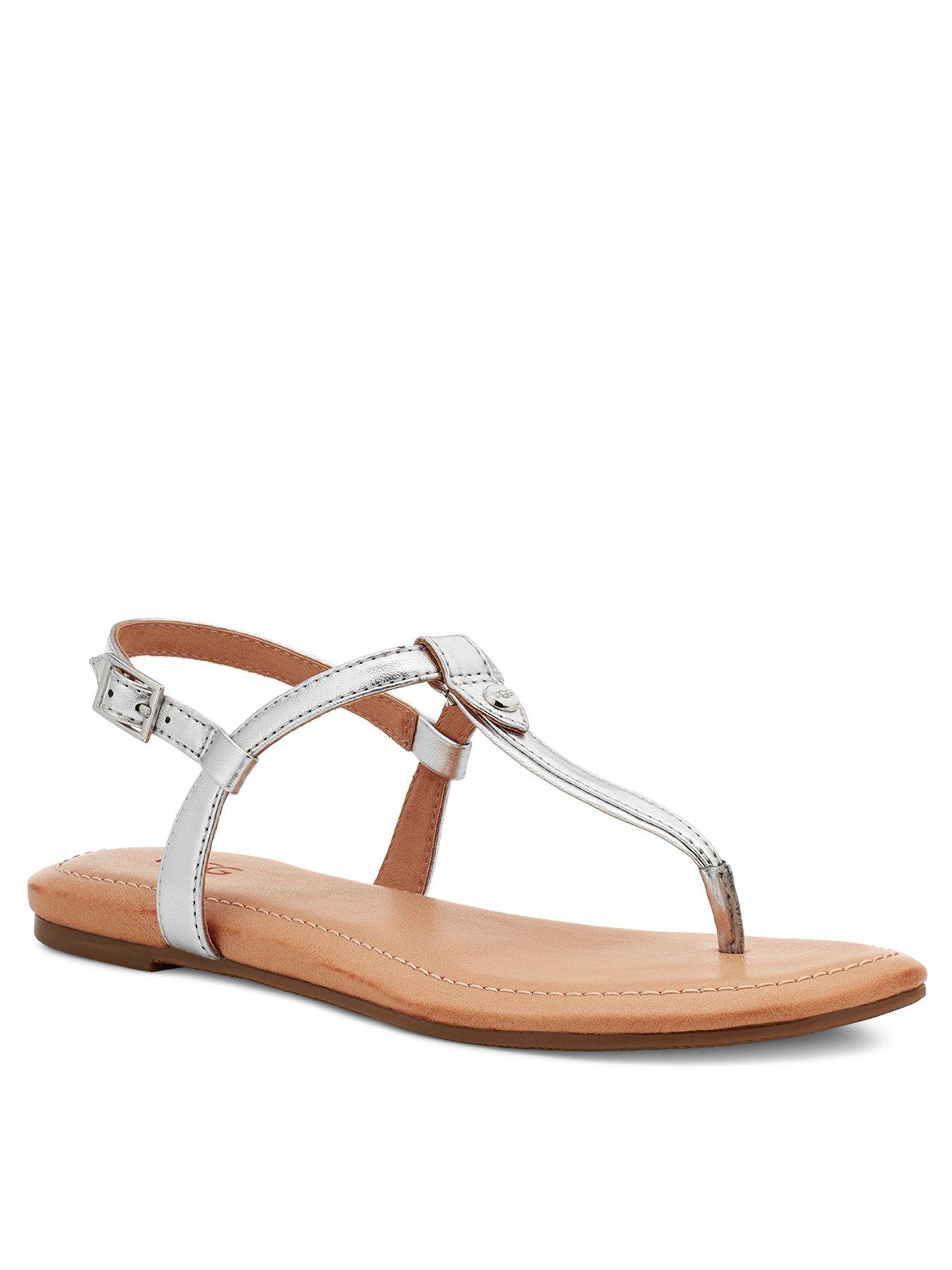 Ugg silver sandals sale