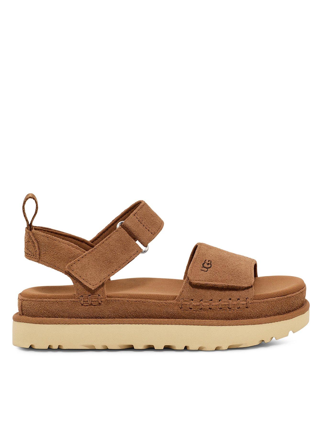 UGG Goldenstar Wedge Sandals - Chestnut