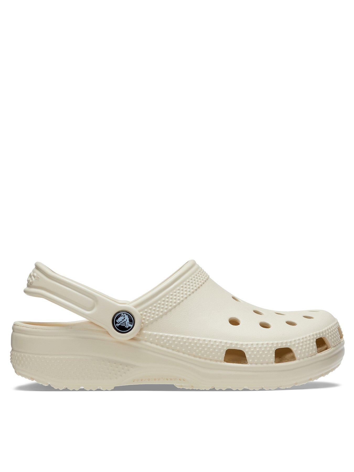 Image 1 of 6 of Crocs Womens Classic Clog Lightweight EVA Clogs - Beige