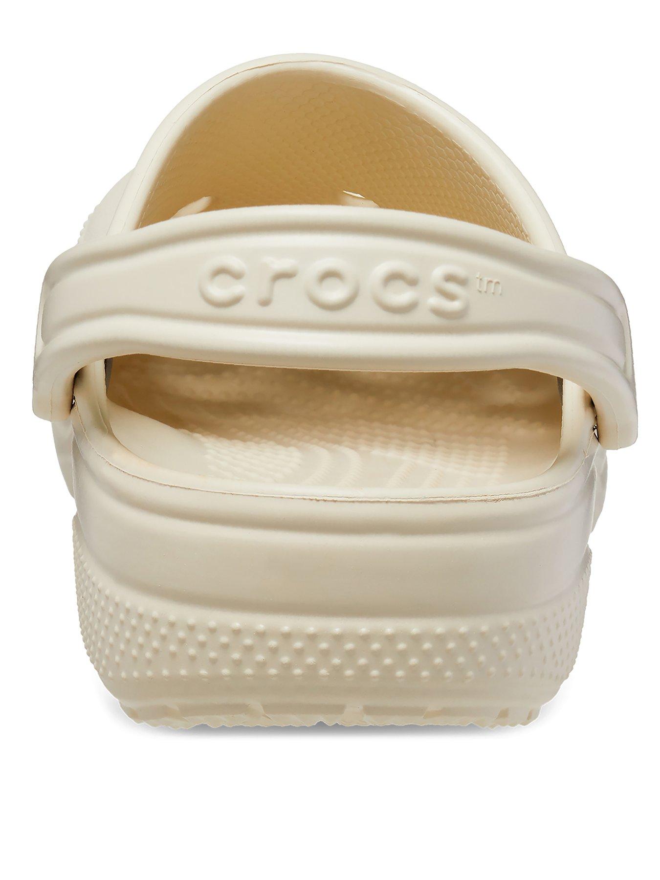 Image 2 of 6 of Crocs Womens Classic Clog Lightweight EVA Clogs - Beige