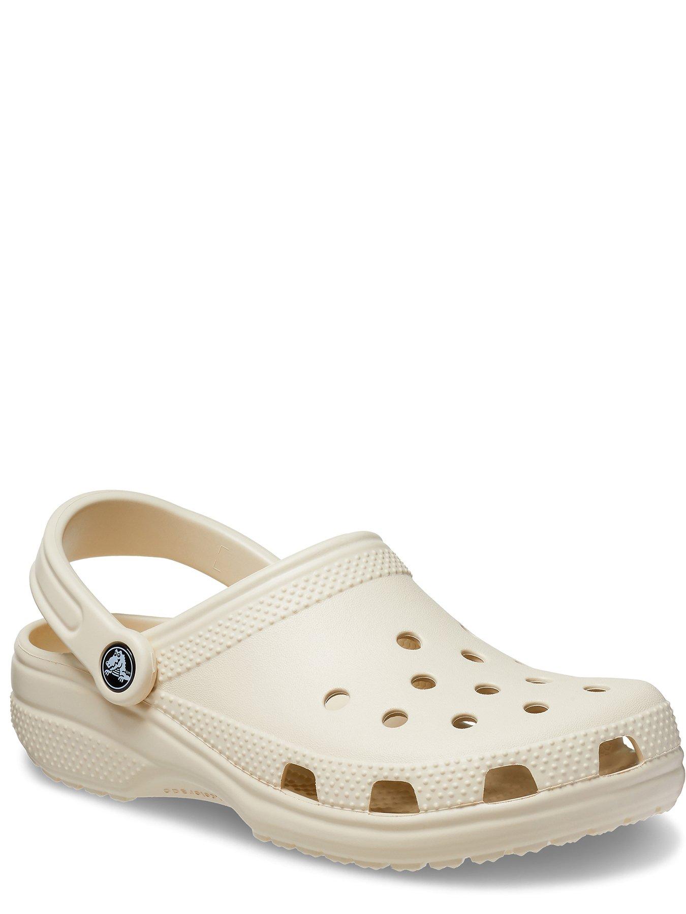 Image 3 of 6 of Crocs Womens Classic Clog Lightweight EVA Clogs - Beige