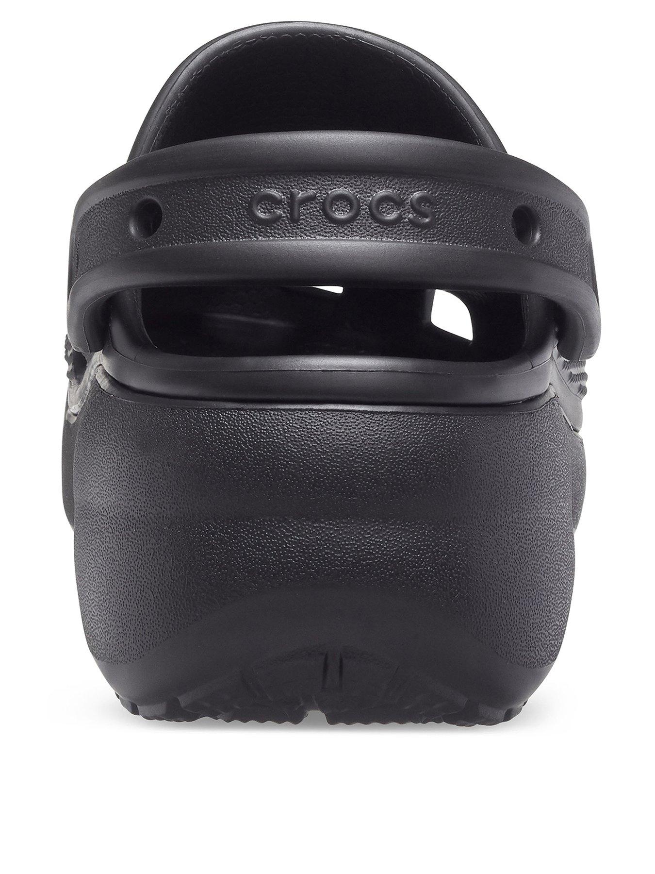 Image 2 of 6 of Crocs Classic Platform Clog Wedge - Black
