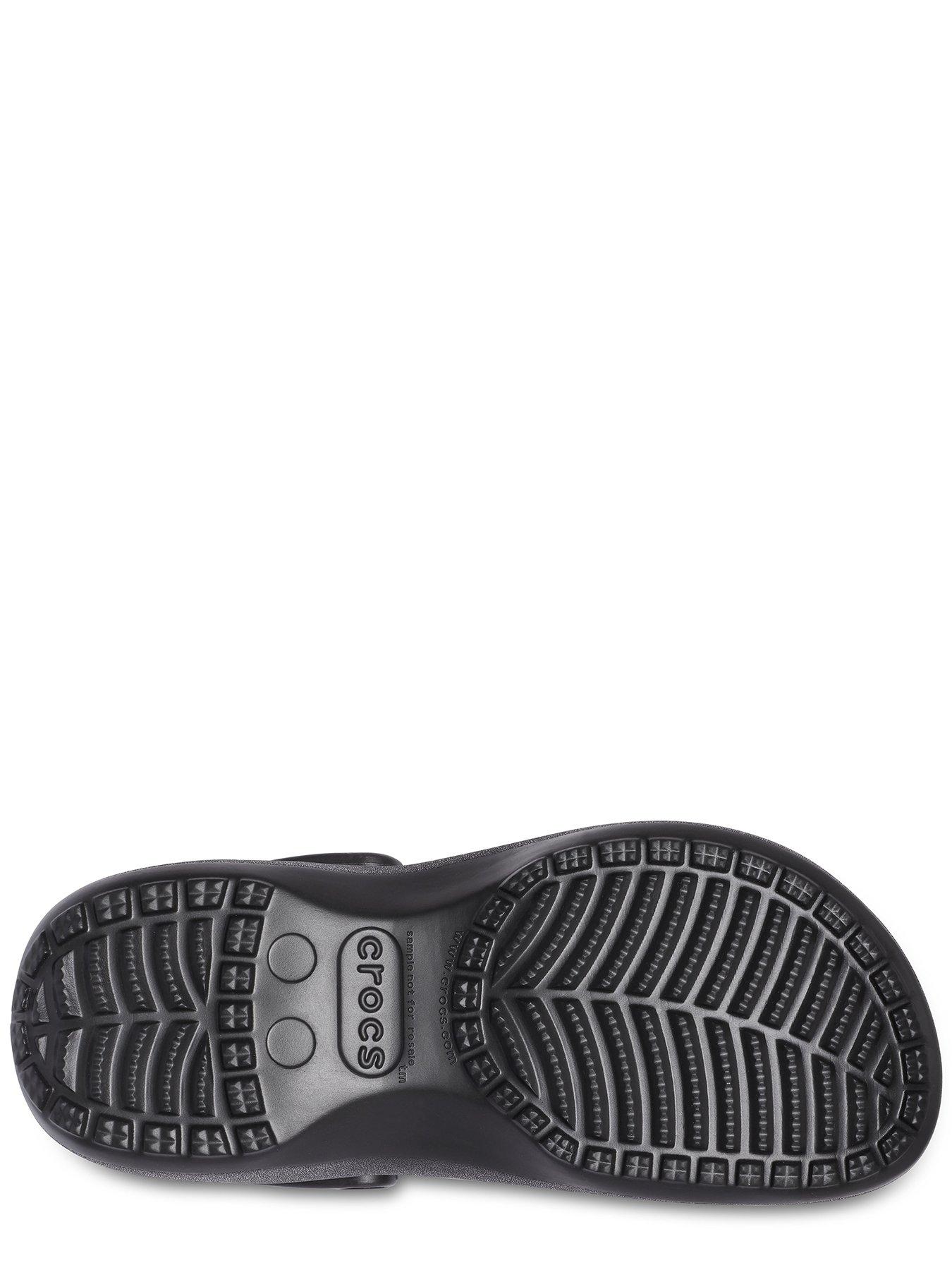Image 5 of 6 of Crocs Classic Platform Clog Wedge - Black