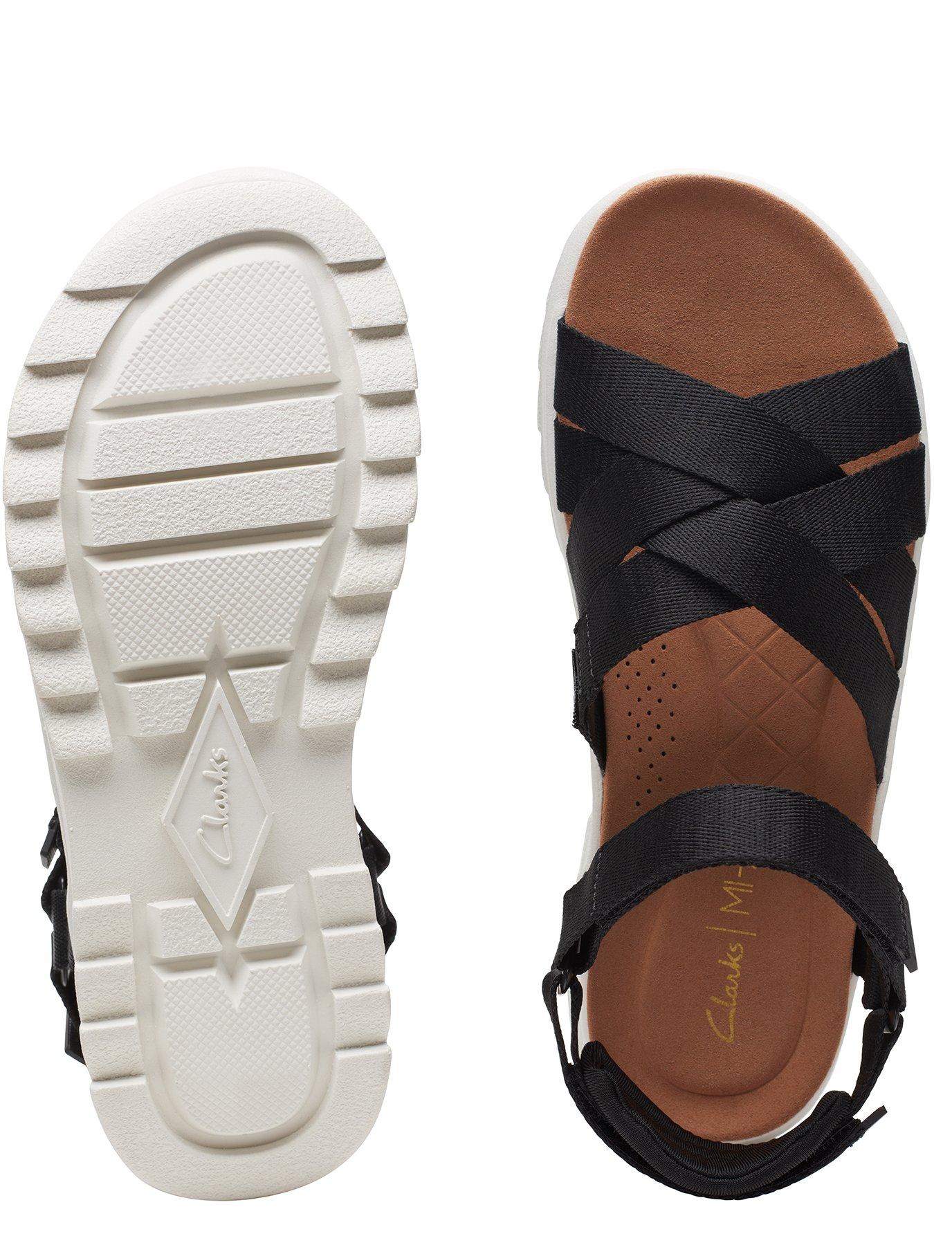  image of clarks-dashlite-cross-wedges-black