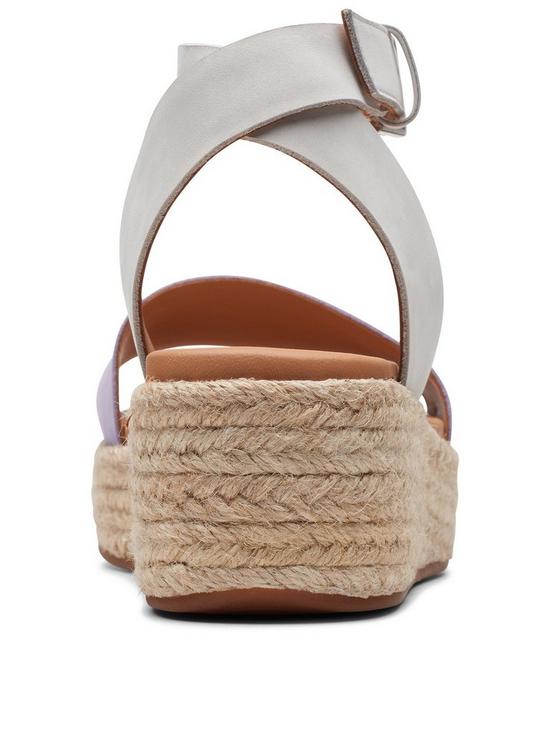 stillFront image of clarks-kimmei-ivy-wedges-lilac-combi