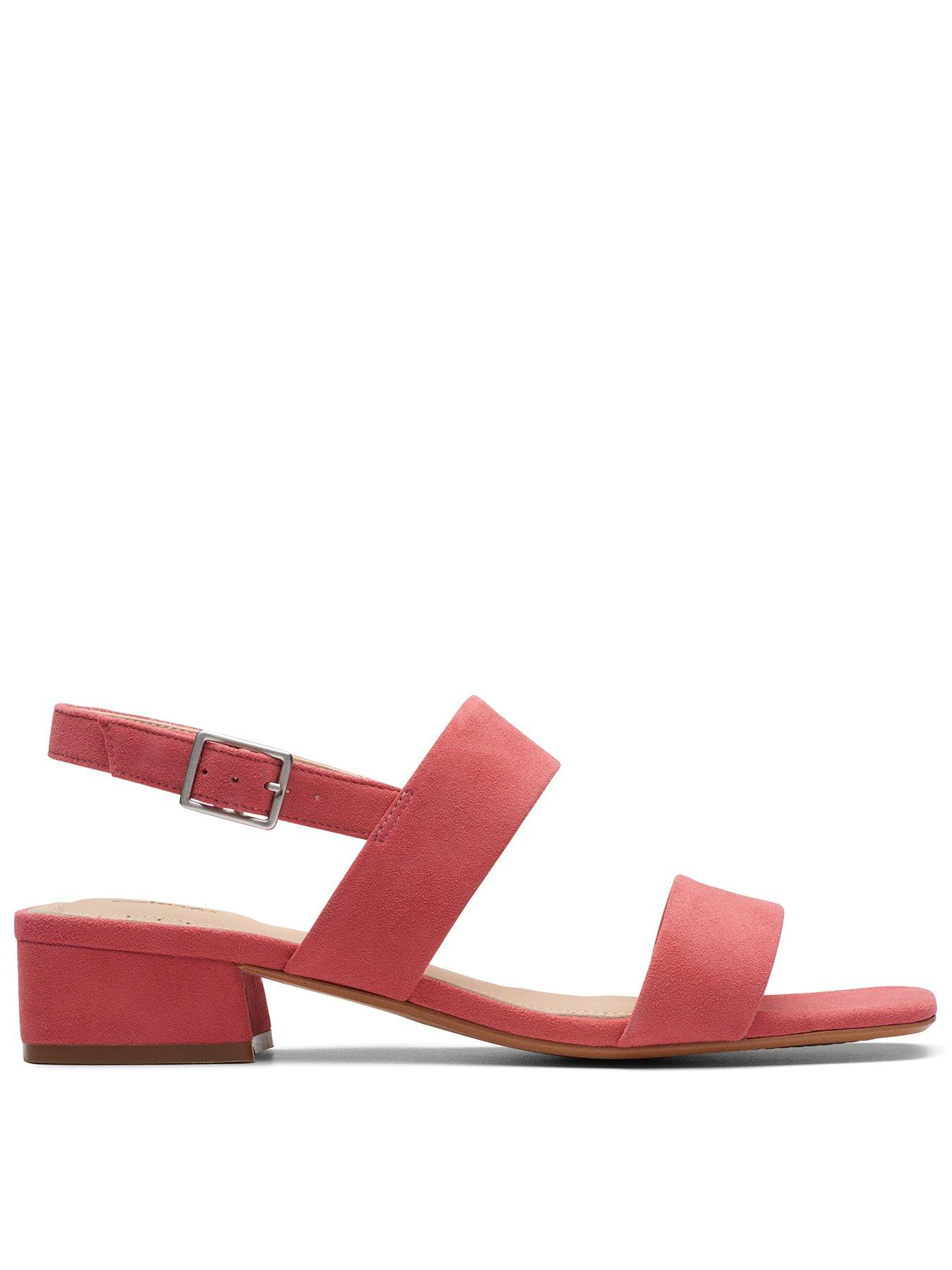 Clarks heeled outlet sandals