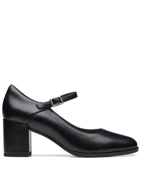 clarks-freva55-strap-court-shoes-black-leather
