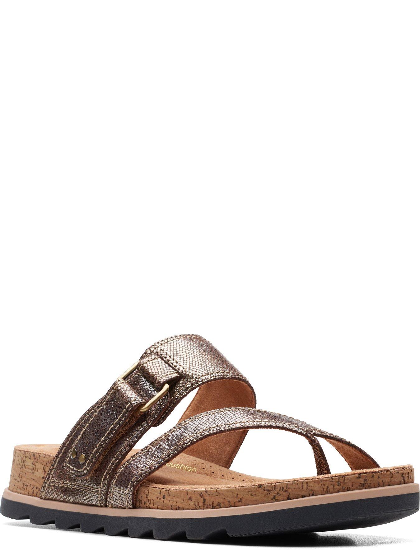 Clarks bronze clearance sandals