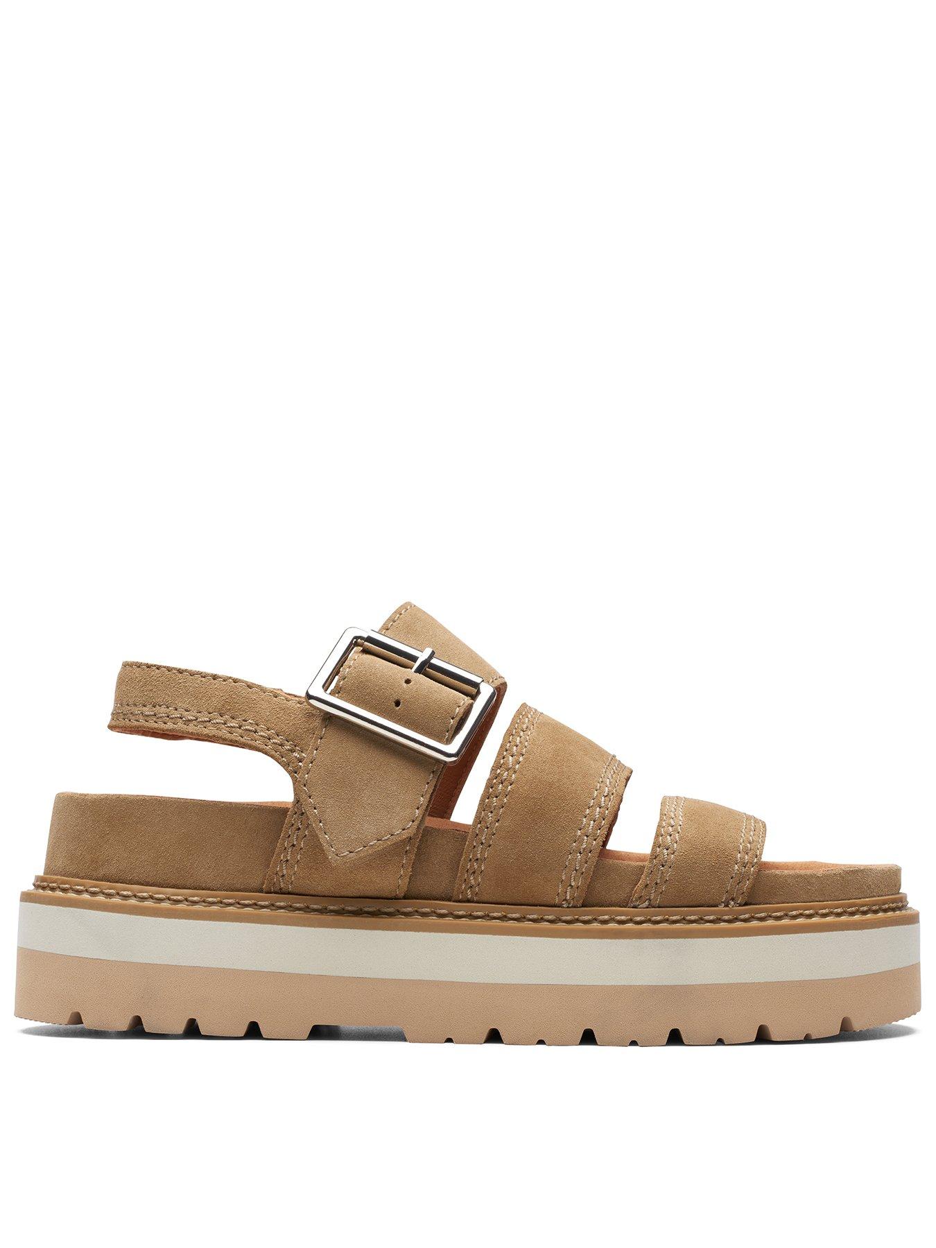 Clarks clearance chunky sandals