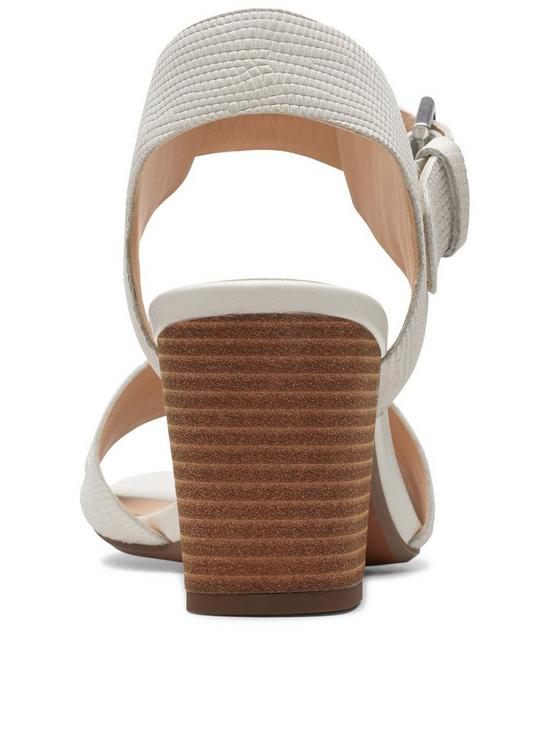 stillFront image of clarks-karseahi-seam-heeled-sandals-white-interest