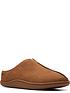  image of clarks-home-mule-slippers-beige