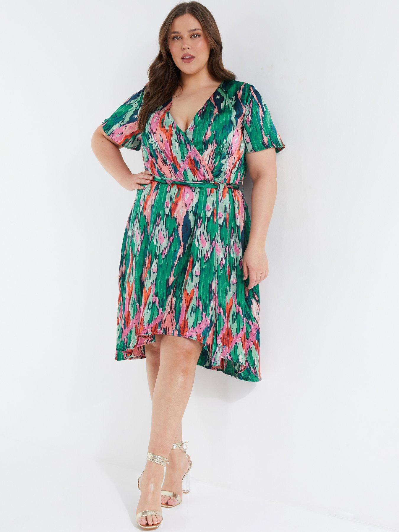 Quiz curve plus hot sale size dresses