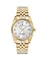  image of jacques-du-manoir-ladies-inspiration-gold-plated-stainless-steel-bracelet-watch