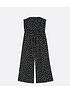  image of new-look-black-spot-crepe-bandeau-jumpsuit