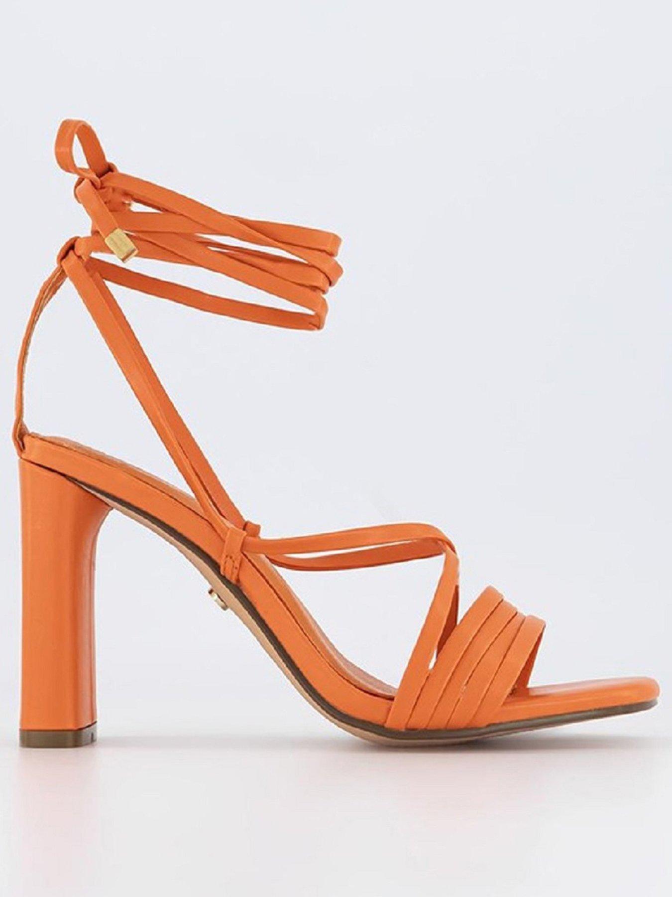 Office orange sale sandals